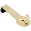 2pcs Gold/Black Door Hanger Fits 1.18in Thick Drawer Hook Heavy Duty Rack  For Clothes Bag Organizer