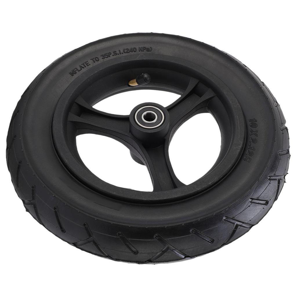 10 Inch Scooter Rear Wheel Rubber Electric Scooter Auxiliary Wheel Rear Tire for Replacement