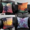 Tropical Scenery Ins Cushion Cover Pillowcase Ultra Soft Skin Friendly Fabric Cloud Like Comfort & Concealed Zipper