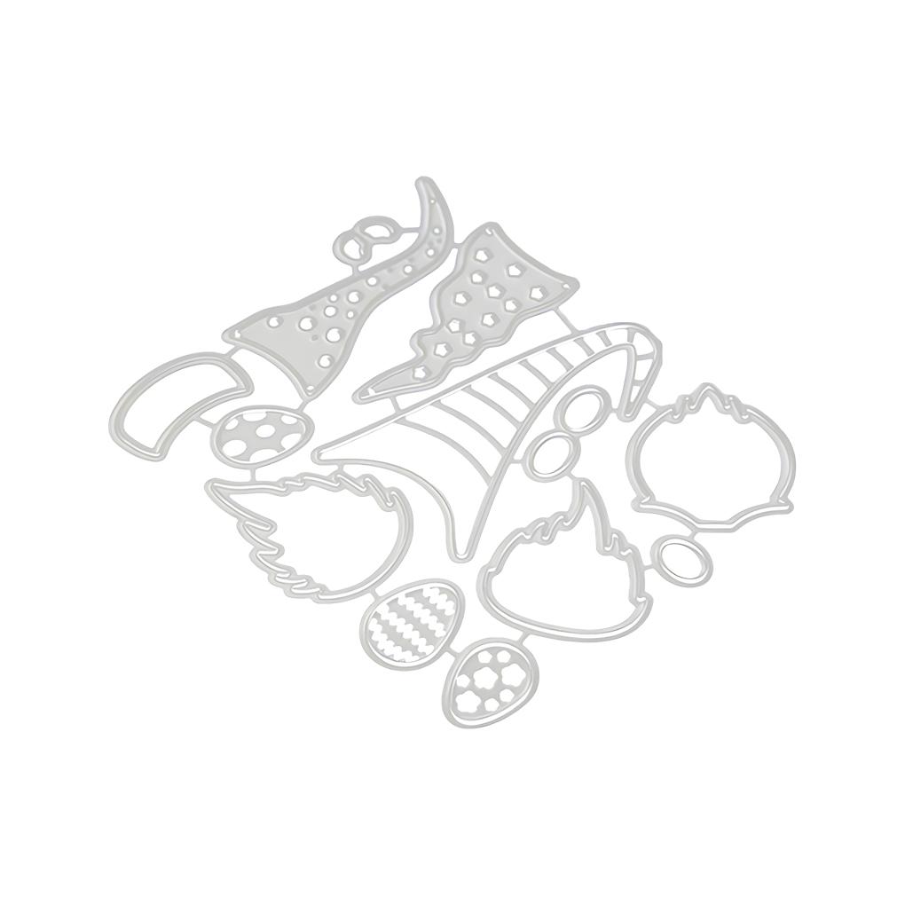 

Многоразовые штампы для резки Гладкая линия Простая эксплуатация Экологичные Рождественские штампы для резки Санты Нержавеющие