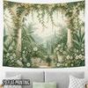 2D Flat - 2D Flat - 2D Flat Print 1pc Tapestry Classical Garden Arch Tapestry Nature Landscape Wall Hanging Cultural Background Decoration Background 