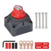 12V-48V 2 Position Cut Off Switch ForTruck Boat Yacht Caravan Motorcycle Waterproof IP65 Battery Isolator Switch With Terminal