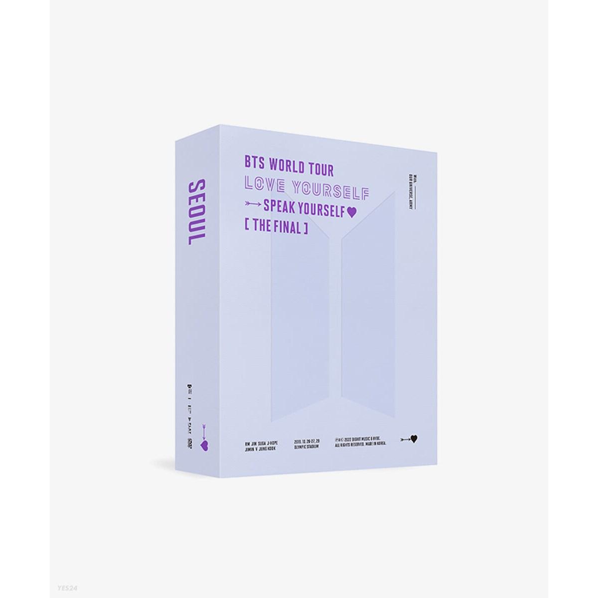 

Мировой тур BTS ЛЮБИ СЕБЯ : ГОВОРИТЕ СЕБЯ [ФИНАЛ], DVD