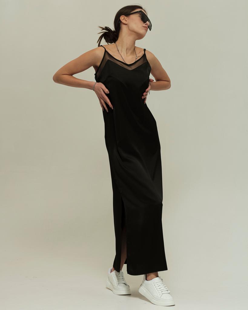 Sleeveless Summer Dress Samsara 6041 36 Black