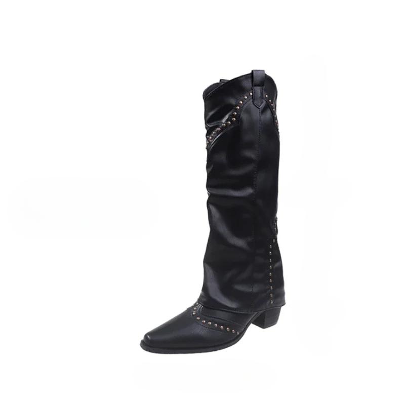 Winter Shoes Woman Thigh High Boots Fashion Back Zippers Long Knight Booties Ladies Thick Sole Girl Shoes
