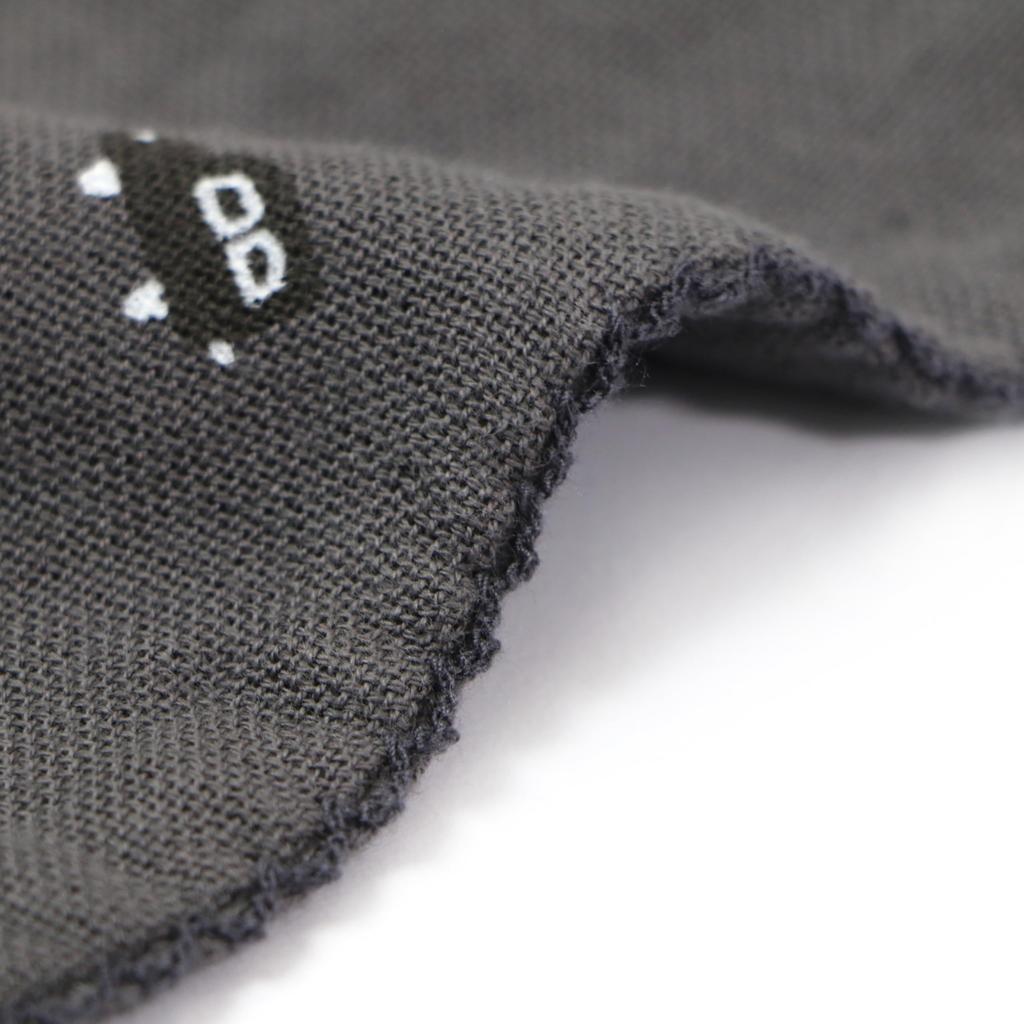 IORI BABY X FORNE Organic Round Bib by Imabari Towel Baby (Light Gray)