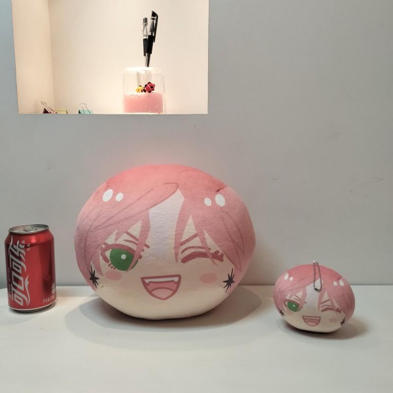 Anime Marriagetoxin Plüsch-Schlüsselanhänger, Naruko Tsuruya Hikaru Gero & Mei Kinosaki Charakter Runder Weicher Anhänger, Kawaii Kuschelkissen 10CM Pendant
