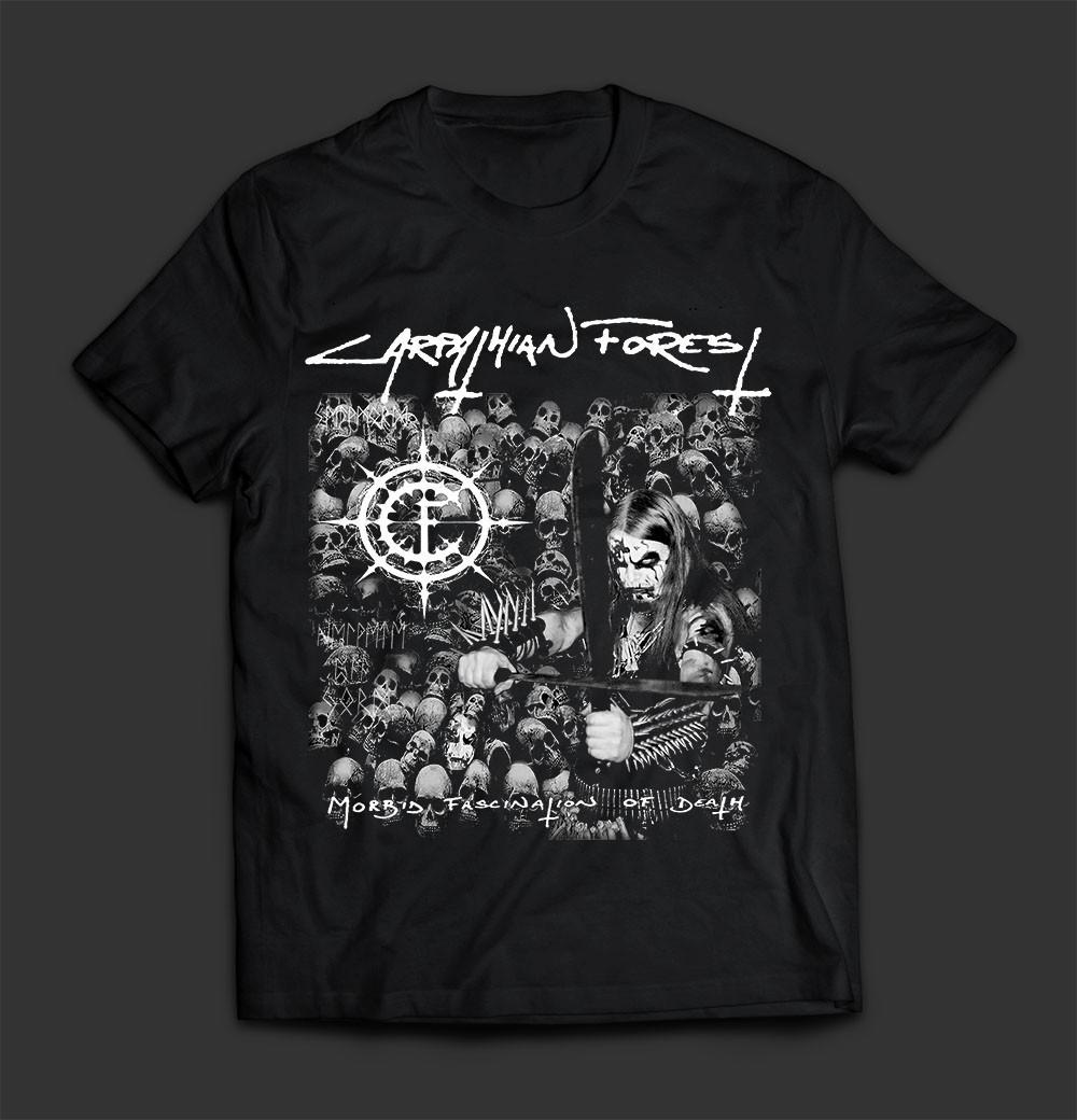NEW Carpathian Forest Band Gift For fans Heavy Cotton Black T Shirt BT578 S разноцветный