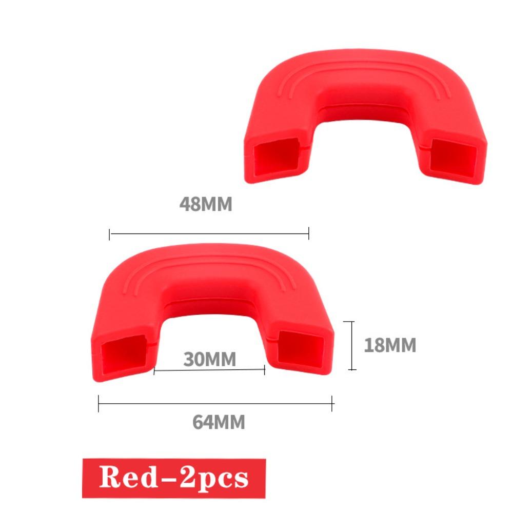 

2pcs Silicone Pot Handle Cover Anti-Scald Non-Slip Pot Handle Grip Cover Pot Handle Sleeve Frying Cast Iron Skillet Pan