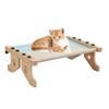 Window Hanging Cat Bed Portable Removable Balcony Cat Hanging Hammock Wooden Assembly Indoor Bedside Bed Pet Nest