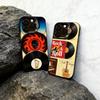 Vinyl Record  Phone Case For iPhone 17,16,15,14,13,12,11 Plus,Pro Max,XS,Colored Silver Plated Inside Cover