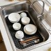 Copertura Multifunzione per Lavello da Cucina Materiali Morbidi in PVC Tappetini di Sicurezza per Cucina Possono Essere Tagliati per Adattarsi a Varie Dimensioni