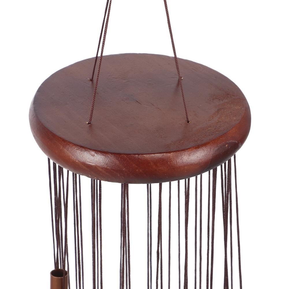 Aluminiumlegierung 18 Röhren Windspiel Hängende Windglocke Zuhause Außen GartendekorationGold