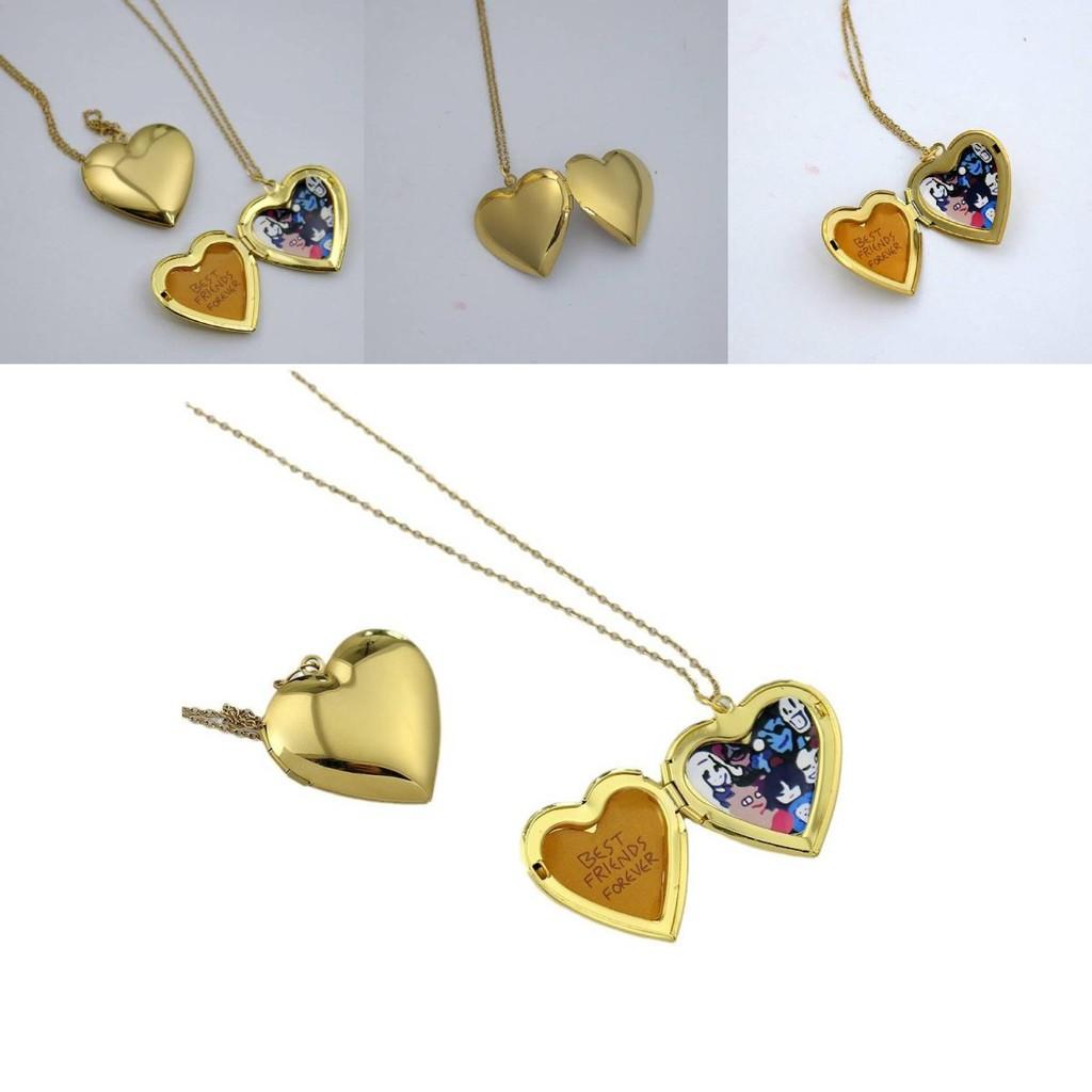 Collana Ciondolo Cuore Cartone Animato Carino Collana Cuore a Forma di Cuore Undertale Gioielli di Famiglia