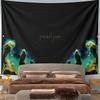 Dreamy Band Dark Stage Poster Fabric Tapestry, Deep Black Stylish Accent, Lovely Choice for Girls Boys Room Decor with Soft with Beauty