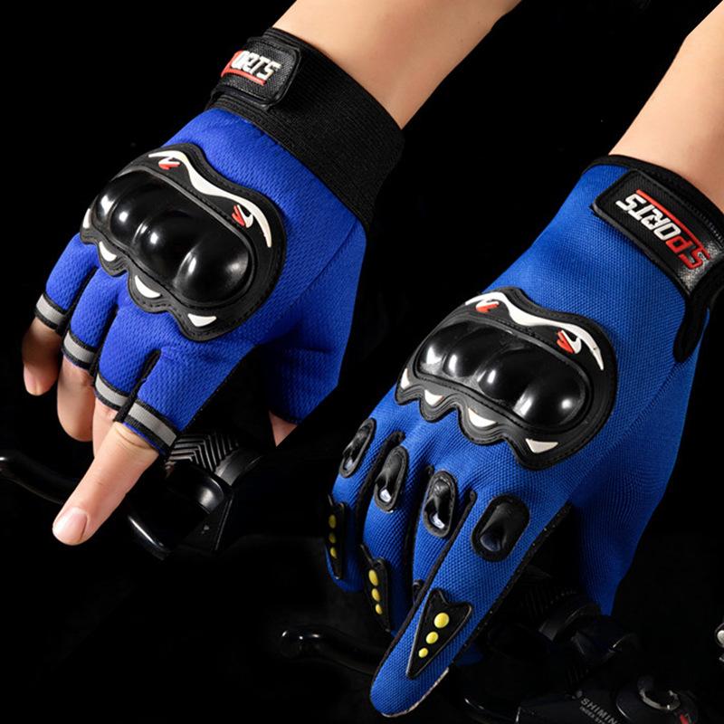 Warm and Fleece Touch Screen Cold-proof Outdoor Fitness Racing Gloves