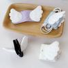 Cute Angel Wings Fabric Data Cable Storage Clip Bronzing Hand-made Charging Cable Storage Bag Brush Storage