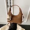 Retro Leopard Print Bag Women's  Spring New Versatile Messenger Bag Fashion One Shoulder Underarm Dumpling Bag
