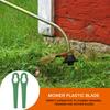 30/60pcs Grass Trimmer Plastic Blade Replacement Parts Brush Cutter Head Blades Mower Cutter Blades for Ferrex & Aldi FAR 20-1