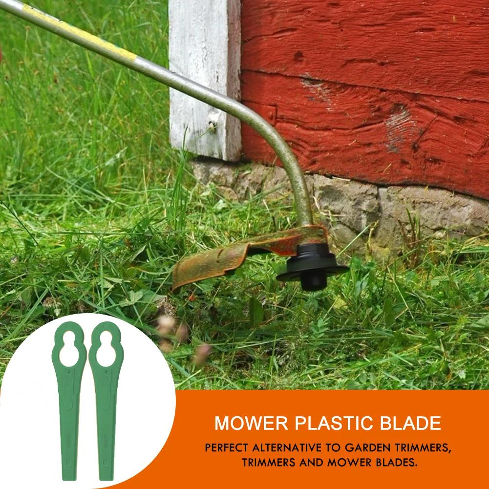 30/60pcs Grass Trimmer Plastic Blade Replacement Parts Brush Cutter Head Blades Mower Cutter Blades for Ferrex & Aldi FAR 20-1