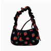 Floral Print Underarm Shoulder Bag Anti Scratch Retro Lightweight Small Casual Purse for Daily Work Commute