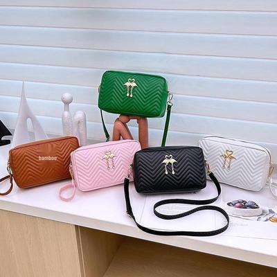 Swan Crossbody Wavy Pattern Camera Bag 2024 - Versatile Women's Niche Bag