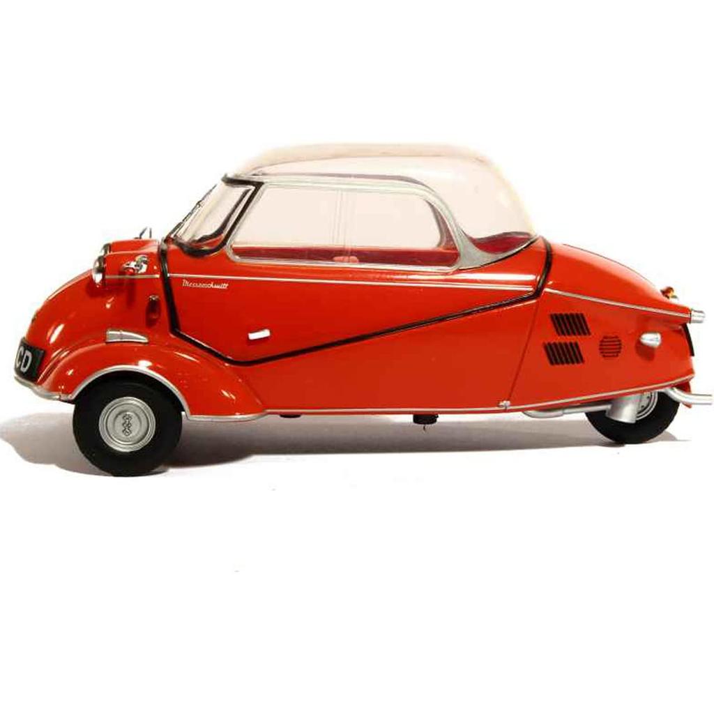 OXFORD Messerschmitt KR200 Bubble Car Scale Model Car 18MBC001 1/18 (Red)