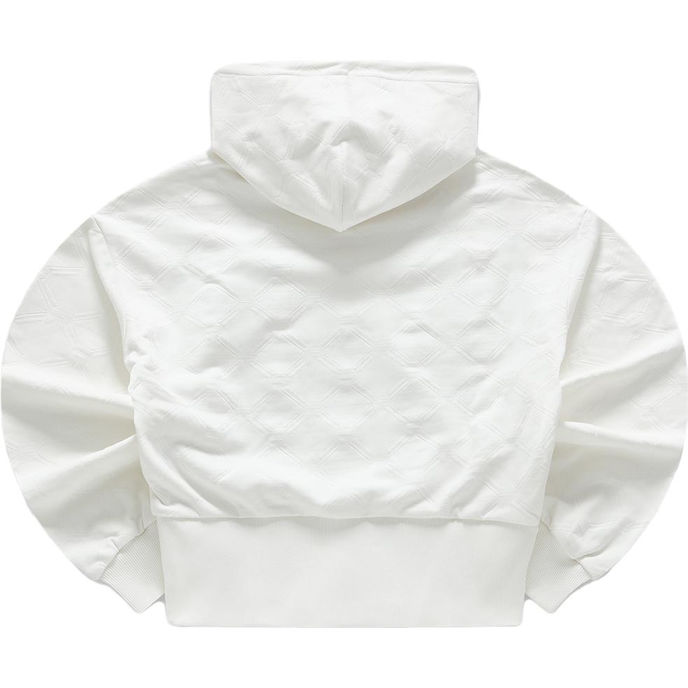 Fila Fusion Uniform Knitted Hoodie Cotton Casual Sweatshirt Women tops T11W345208F-WT