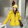 Winter dopamine new hooded cotton-padded coat loose casual down cotton-padded clothes women's short bread jacket