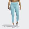 Adidas Believe This 2.0 Primeblue Solid Color High-Waisted Nine-Point Sports Pants Women Pants Vibrant-Blue FP6824
