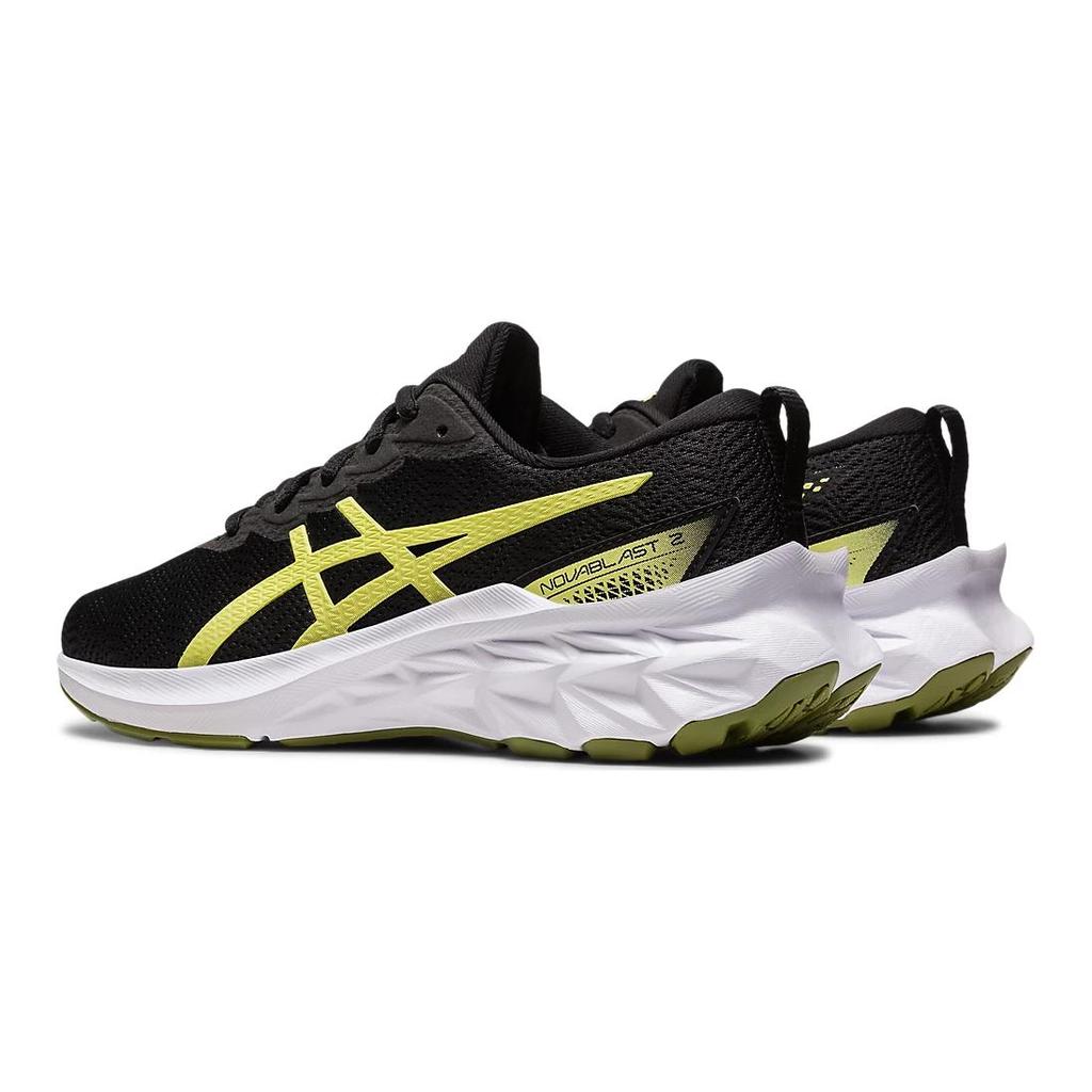 Asics Novablast 2 Comfortable And Breathable Cushioning, Wear Resistant Low top Kids' Running Shoes Black Teenagers 1014A235-006