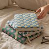 Gesteppte Journalhülle mit Blumenmuster Buchschutz-Tasche Dopamin-Notizbuchschutz Lässig