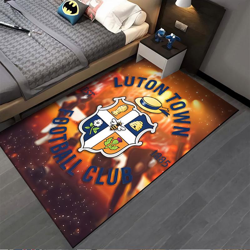 Luton Town FC Crest Carpet suitable as a non-slip mat for the living room or bedroom sofa