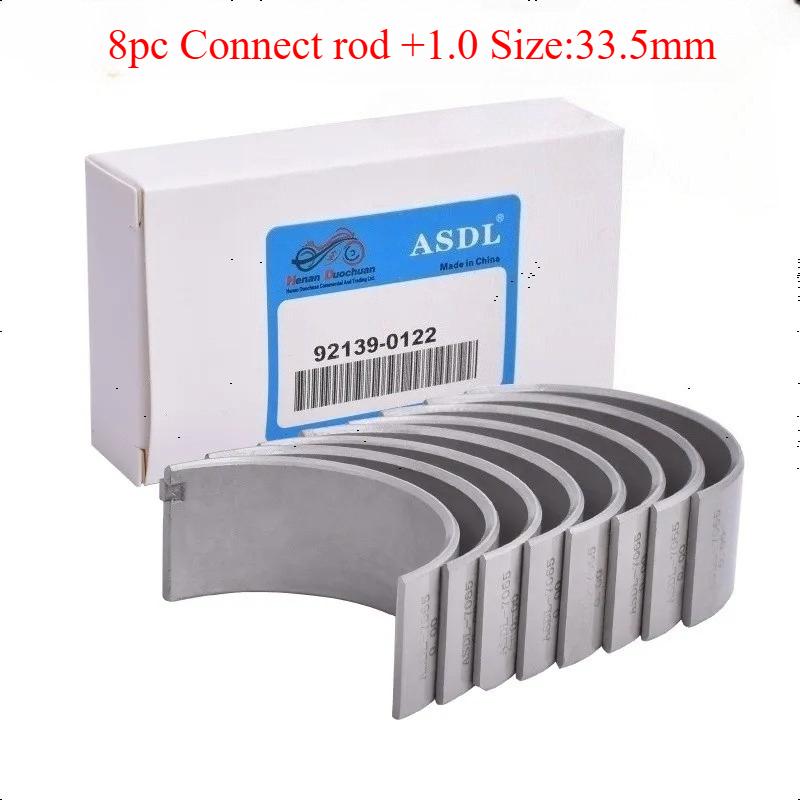 34.5mm 35mm Motorcycle Connecting Rod Crankshaft Main Bearing Set 92139-0032/4 for KAWASAKI ZX-10R 2007 ZX 10R ZX10R 2007