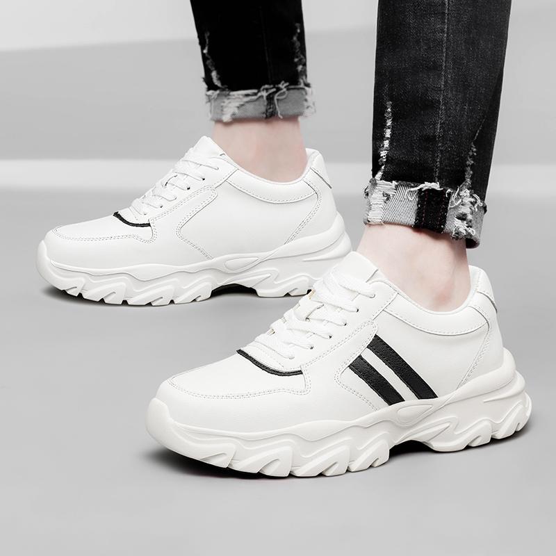 Fashion Vintage Style Soft Walking Shoes Handmade Treking Footwear Genuine Leather Male Shoes New Arrival Non-Slip Men's Casual Shoes