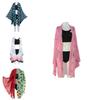 Atemberaubendes Demon Slayer Kimetsu No Yaiba Bikini-Badeanzug-Set Mit Schönem Umhang Für Den Sommer