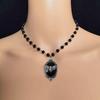 Retro Skull Moth Witch Necklace - Mysterious Witch Jewelry for Cross-border Trade