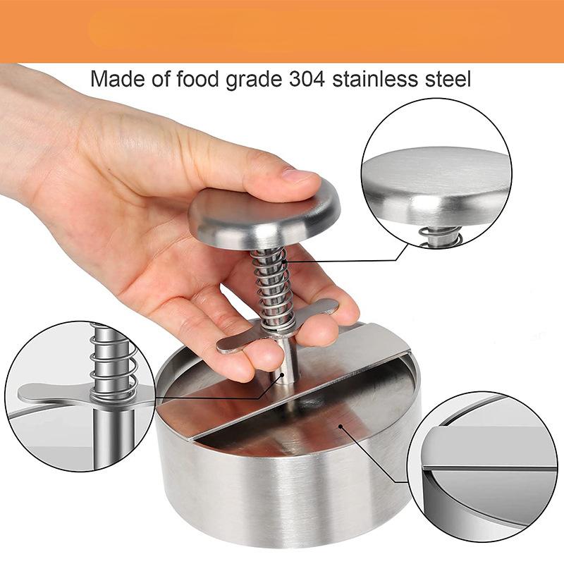 Hamburg Meat Press 304 Stainless Steel Meat Press Cake Press Hamburg Meat Press Cake Mold