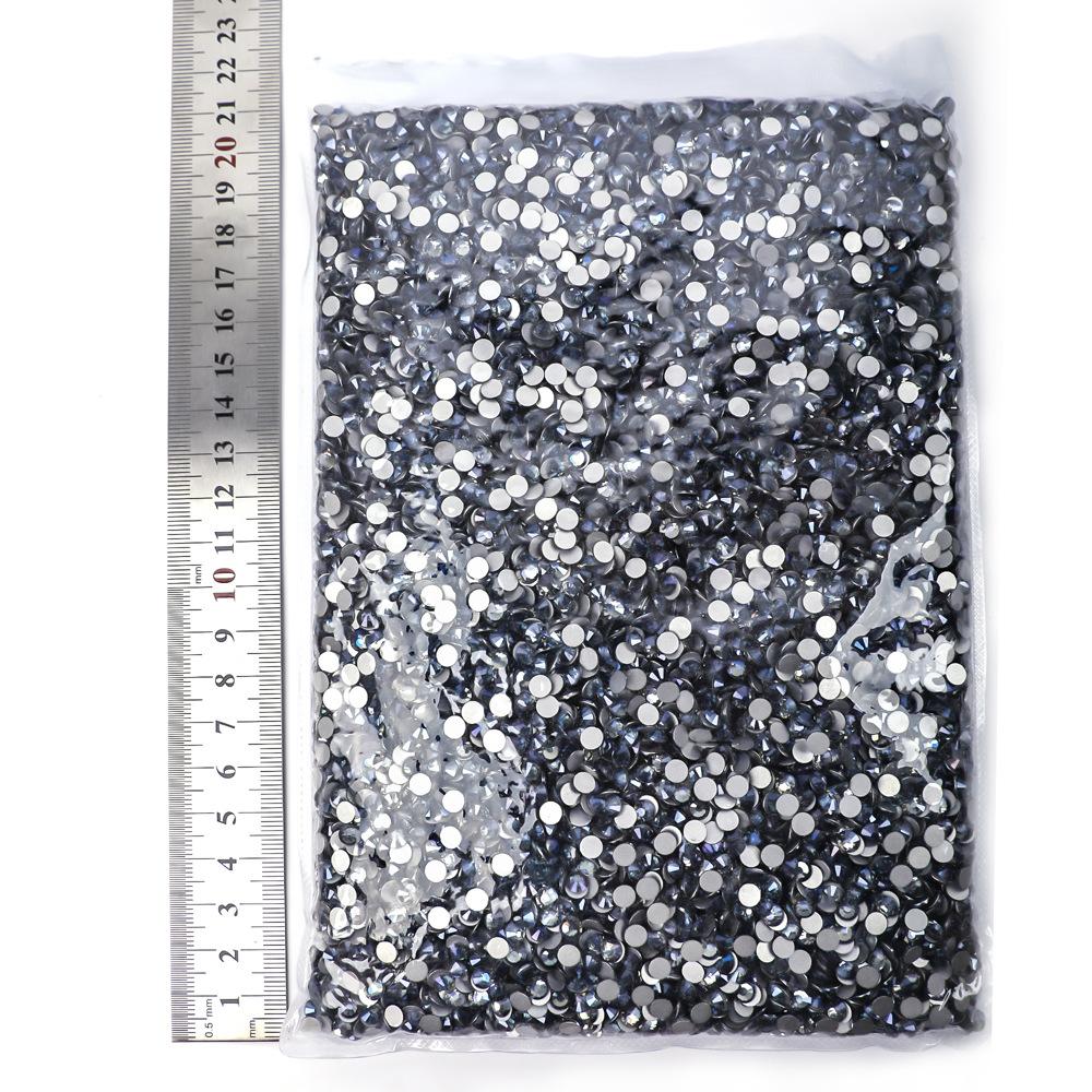 Weichen Big Bag Flat Bottom Diamond Color Plated Crystal Diamond Decorative Rhinestone Diy Nail Art Glass Jewelry Accessories
