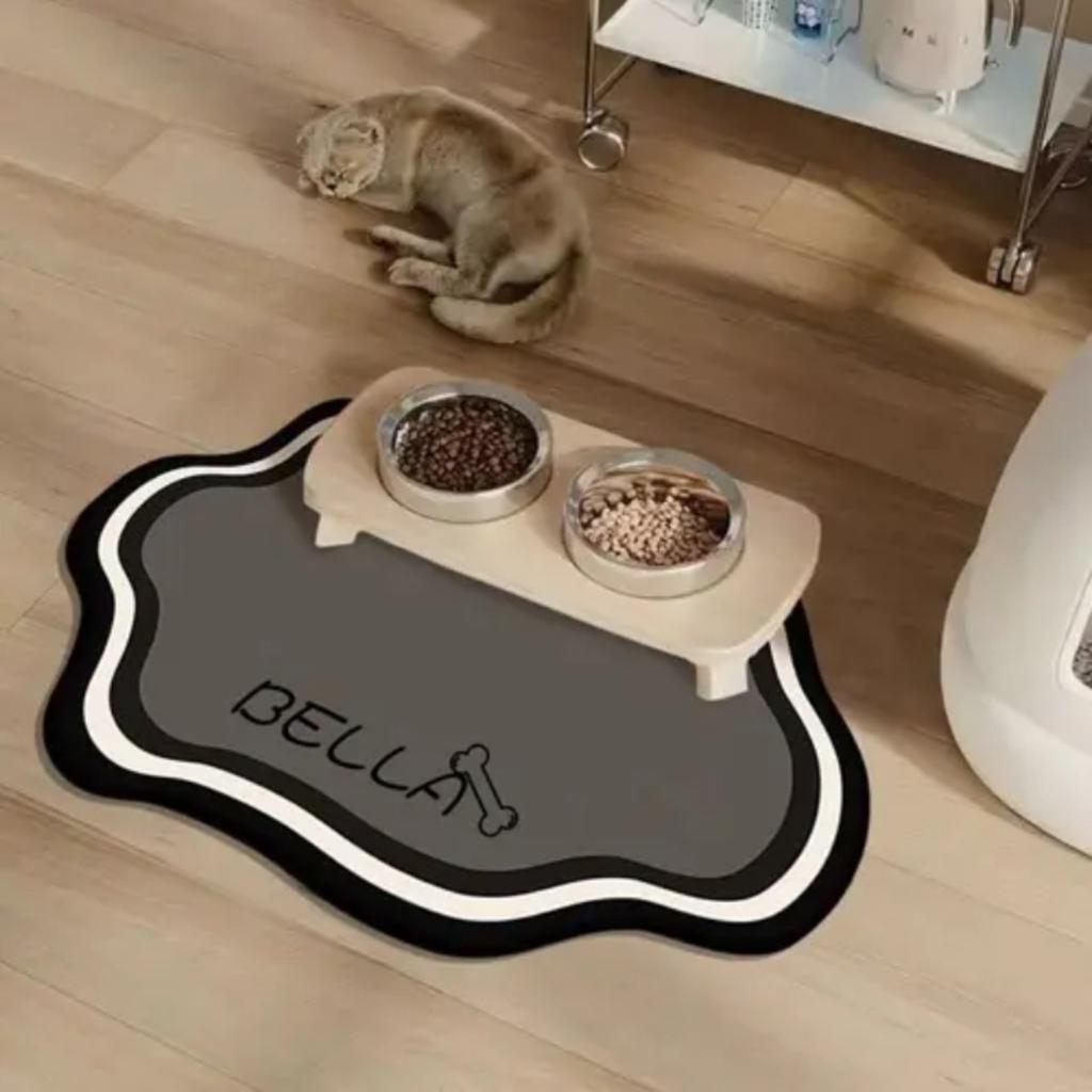 50*80cm Kat en Hond Anti-Slip Huisdiermat - Sneldrogend, Absorberend, Vloermat voor Binnen in Scandinavische Stijl, Vloer Huisdiermat, Speelse en Duurzame Huisdiermat