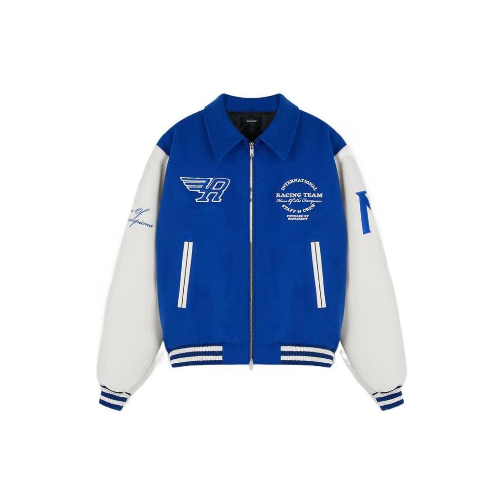 REPRESENT FW22 Baseball Jacket Men's Blue M01143-109