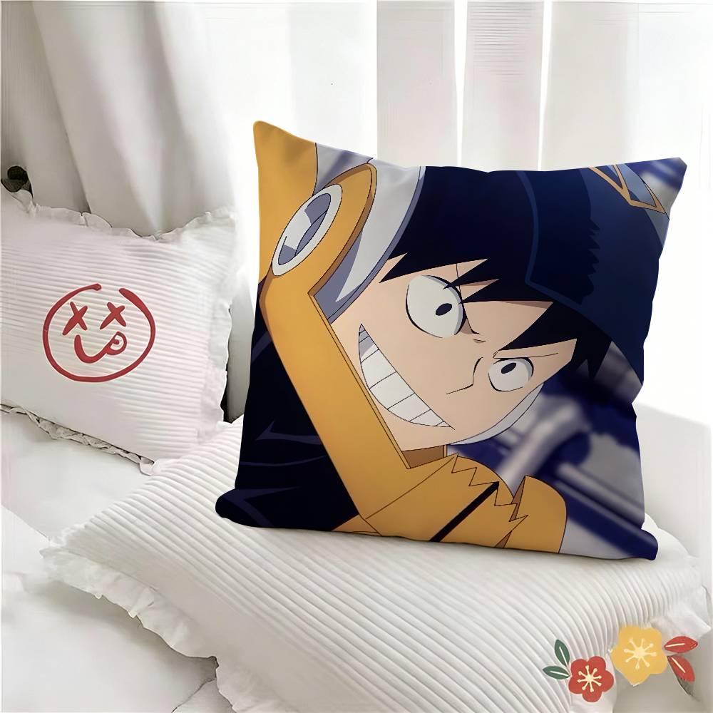 pc Cartoon Character Hanta Sero Pillow Case Fashion Square Pillowcase Bedroom Sofa Room Ins Decoration Leisure
