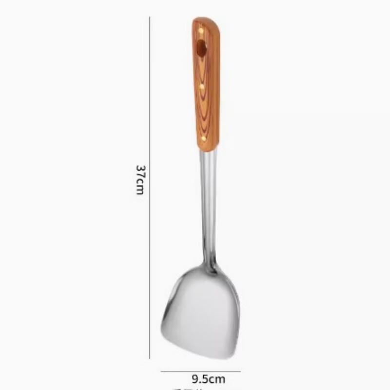 ZISIZ Gold Three-Rivet Stainless Steel Spatula Set