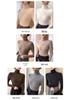 Women's Slim Fit High Neck Seamless Wool Sweater