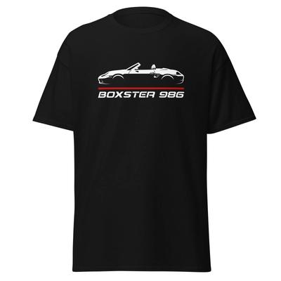 Boxster 986 2001 Vidurio variklis Pirmos kartos Roadster Grafinis T-shirt Marškinėliai Dovana Marškinėliai