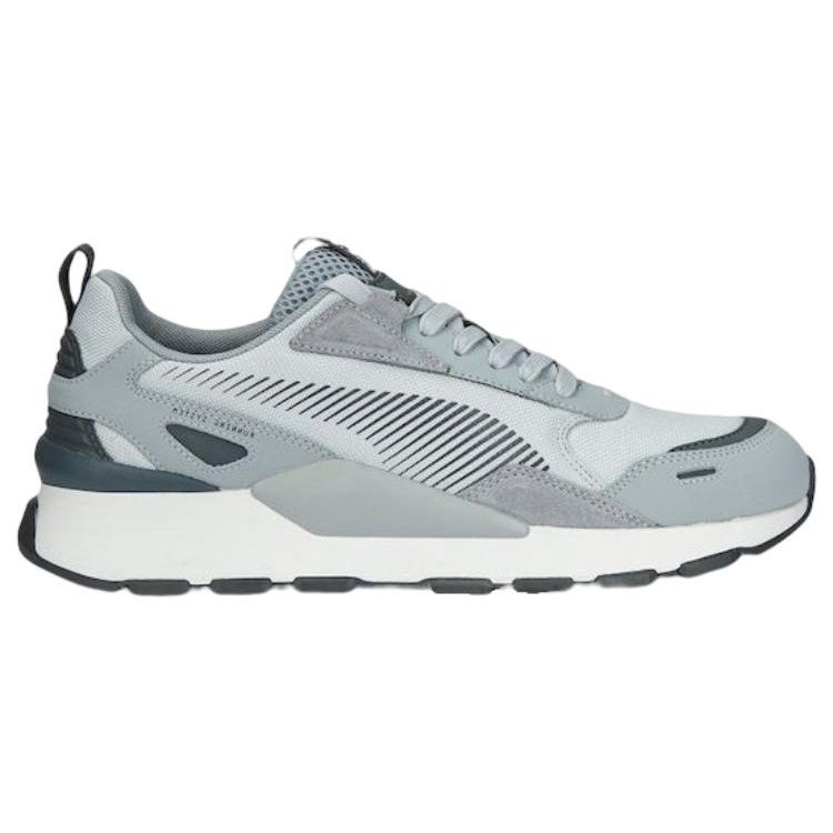 Puma Rs 3.0 Suede Leather Sports Casual Slip Resistant Durable Low Top Lifestyle Shoes Unisex Sneakers Silver Gray 392773-01