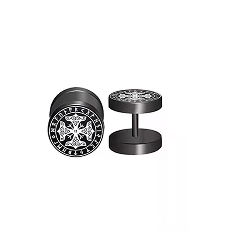 Boucles d'oreilles géométriques simples et polyvalentes pour femme, tempérament affirmé, mode