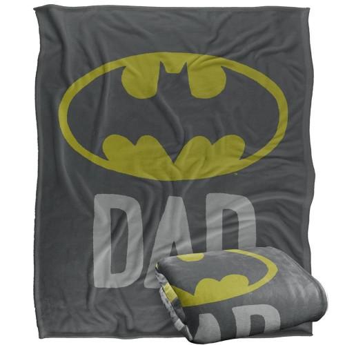 Batman Dad Logo Blanket