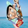 Mr. Bean's Adventure Beach Towel, Super Soft Microfiber, Gift for Her/Him, Birthday, for Pool, Beach, Travel, Home Decor Fan gifts