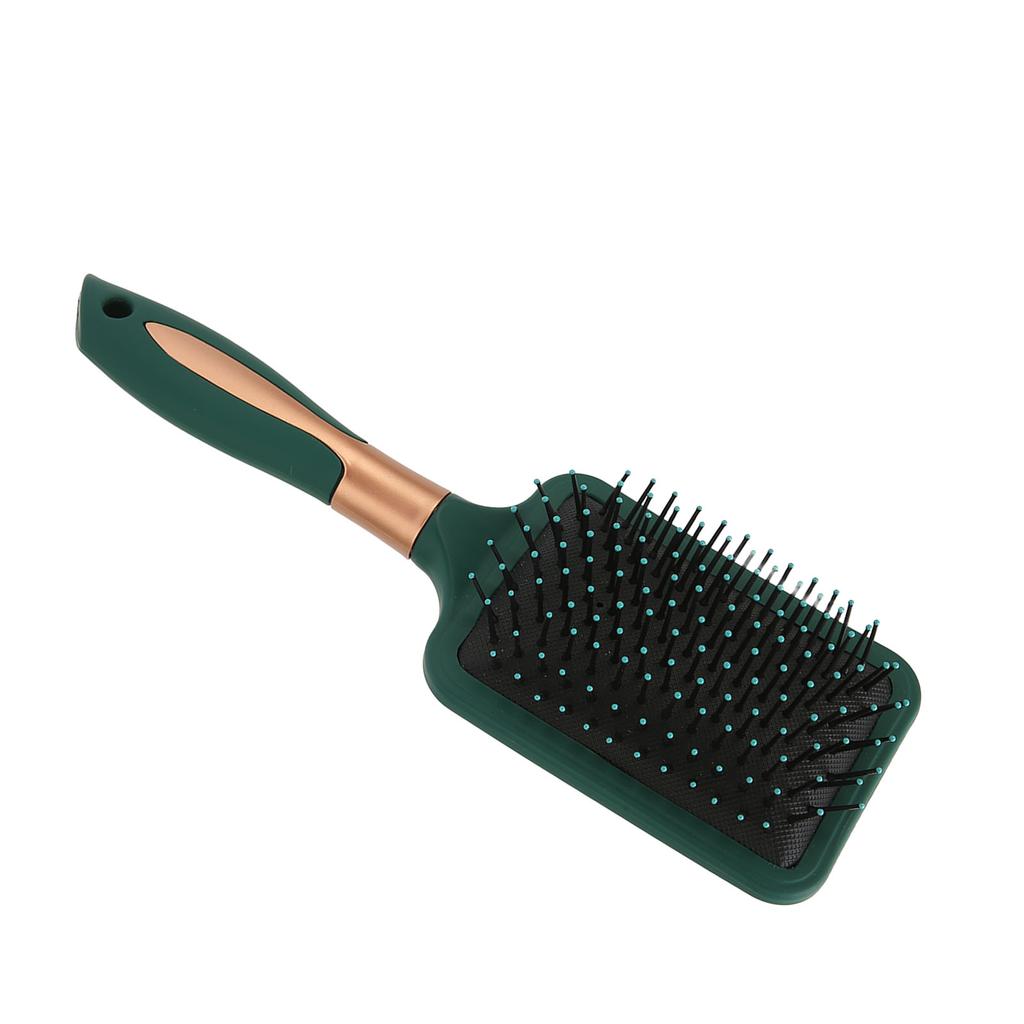 Paddle Hairbrush Hair Smoothing Straightening Detangling Cushioned Pad Durable ABS Silicone Detangling Brush for